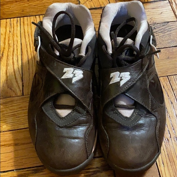 Air Jordan 8 low cinder brown/shy pink sneakers - Picture 1 of 7